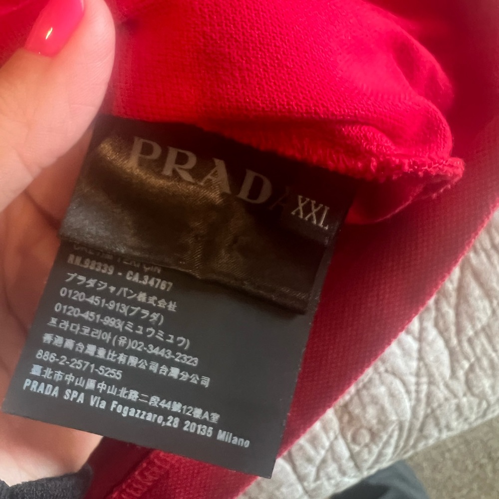 Authentic Prada men’s Polo shirt size XXL